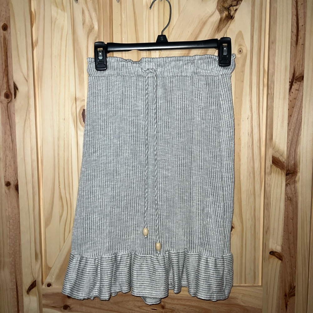 Soft ribbed skirt